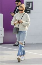 CAMERON DIAZ in Ripped Denim Out in Santa Monica 01/31/2020