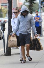 CAMILA MORRONE and Leonardo Dicaprio Out Shopping in Los Angeles 02/24/2020