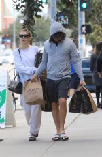 CAMILA MORRONE and Leonardo Dicaprio Out Shopping in Los Angeles 02/24/2020