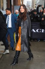 CAMILA MORRONE Arrives at Coach Fashion Show in New York 02/11/2020