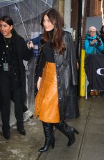CAMILA MORRONE Arrives at Coach Fashion Show in New York 02/11/2020
