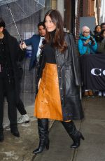 CAMILA MORRONE Arrives at Coach Fashion Show in New York 02/11/2020