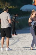 CAMLLE KOSTEK at a Beach in Miami 02/05/2020