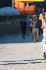 CAMLLE KOSTEK at a Beach in Miami 02/05/2020