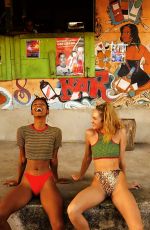 CANDICE SWANEPOEL and MONKI for Tropic of C, February 2020