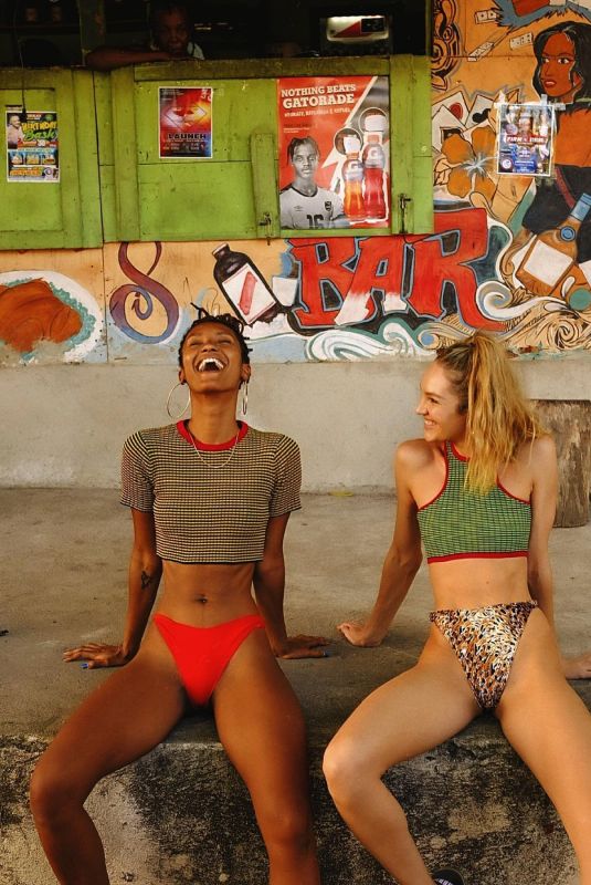 CANDICE SWANEPOEL and MONKI for Tropic of C, February 2020