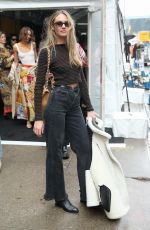 CANDICE SWANEPOEL Leaves Zmmermann Fashion Show at NYFW in New York 02/10/2020
