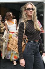 CANDICE SWANEPOEL Leaves Zmmermann Fashion Show at NYFW in New York 02/10/2020