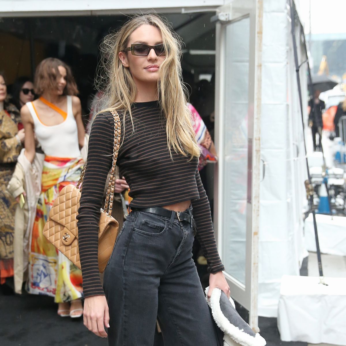 CANDICE SWANEPOEL Leaves Zmmermann Fashion Show at NYFW in New York 02 ...