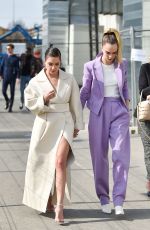 CARA DELEVINGNE and ASHLEY BENSON Arrives at Boss Fashion Show in Milan 02/23/2020