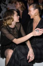CARA DELEVINGNE and KARLIE KLOSS at Dior Fashion Show in Paris 02/25/2020