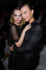 CARA DELEVINGNE and KARLIE KLOSS at Dior Fashion Show in Paris 02/25/2020
