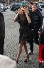 CARA DELEVINGNE Arrives at Dior Fashion Show at PFW in Paris 02/25/2020