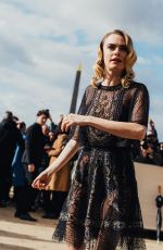 CARA DELEVINGNE Arrives at Dior Fashion Show at PFW in Paris 02/25/2020