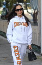 CARA SANTANA Arrives at Kate Somerville Spa in Los Angeles 02/24/2020