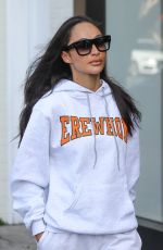 CARA SANTANA Arrives at Kate Somerville Spa in Los Angeles 02/24/2020