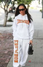CARA SANTANA Arrives at Kate Somerville Spa in Los Angeles 02/24/2020