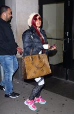 CARDY B Night Out in New York 02/18/2020