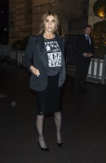 CARINE ROITFELD Arrives at CR Fashion Book x Redemption Party in Paris 02/28/2020