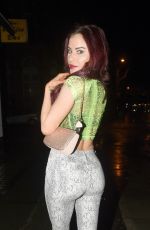 CARLA HOWE Night Out in London 01/31/2020