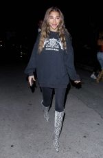 CHANTEL JEFFRIES Leaves a Party in Los Angeles 02/14/2020