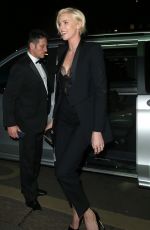 CHARLIZE THERON Arrives at Annabels in London 02/02/2020