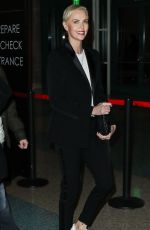 CHARLIZE THERON Arrives at Los Angeles Art Show 2020 Opening Night Gala 02/05/2020