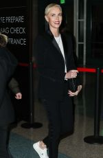 CHARLIZE THERON Arrives at Los Angeles Art Show 2020 Opening Night Gala 02/05/2020