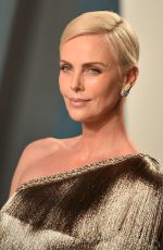 CHARLIZE THERON at 2020 Vanity Fair Oscar Party in Beverly Hills 02/09/2020