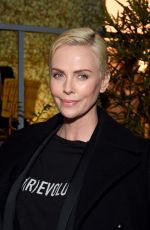 CHARLIZE THERON at Birkenstock 1774 Collection with Matchesfashion Launch Party in Los Angeles 02/13/2020