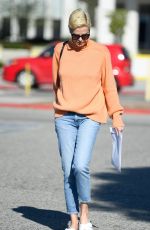 CHARLIZE THERON in Denim Out and About in Los Angeles 02/25/2020