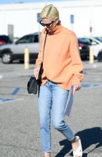 CHARLIZE THERON in Denim Out and About in Los Angeles 02/25/2020