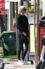 CHARLIZE THERON Out for Lunch at Sugarfish in Los Angeles 02/13/2020