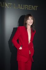 CHARLOTTE GAINSBOURG at Saint Laurent Fashion Show at PFW in Paris 02/25/2020