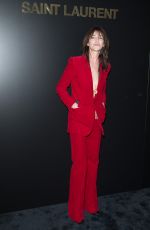 CHARLOTTE GAINSBOURG at Saint Laurent Fashion Show at PFW in Paris 02/25/2020