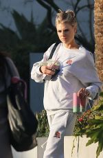 CHARLOTTE MCKINNEY at Cha Cha Matcha in West Hollywood 02/06/2020