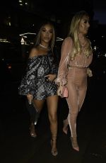 CHELSEE HEALEY Arrives at San Carlo Fumo Restaurant in Manchester 02/16/2020