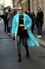 CHIARA FERRAGNI Out for Lunch in Milan 02/12/2020