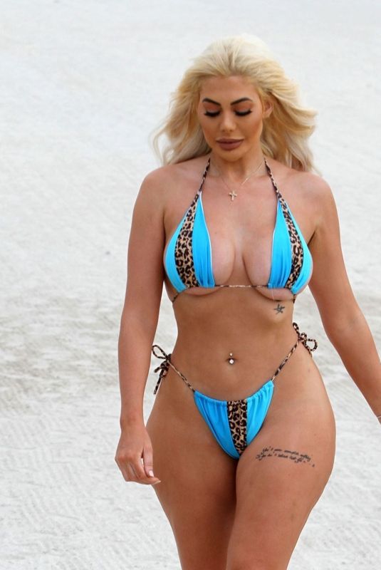 CHLOE FERRY in Bikini at a Beach in Dubai 02/27/2020