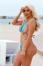 CHLOE FERRY in Bikini at a Beach in Dubai 02/27/2020