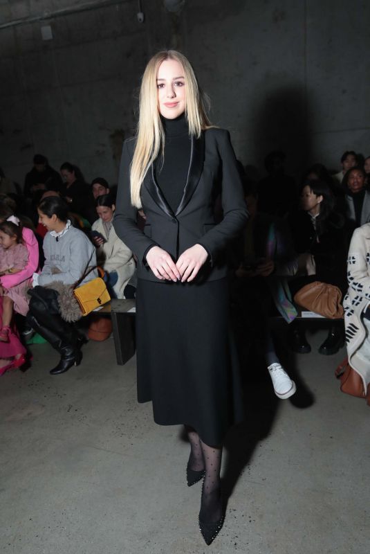 CHLOE LUKASIAK at Jason Wu Fashion Show in New York 02/09/2020