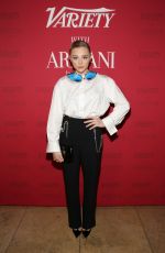 CHLOE MORETZ at Variety x Armani Makeup Artistry Dinner in Los Angeles 02/04/2020