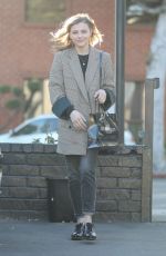 CHOE MORETZ Leaves XIV Karats in Beverly Hills 02/12/2020