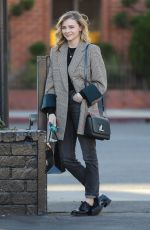 CHOE MORETZ Leaves XIV Karats in Beverly Hills 02/12/2020