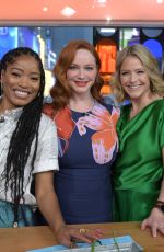 CHRISTINA HENDRICKS at Good Morning America in New York 02/13/2020