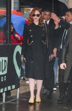 CHRISTINA HENDRICKS Leaves Build Series in New York 02/13/2020