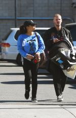 CHRISTINA MILIAN and Matt Pokora Out on Valentine