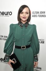 CHRISTINA RICCI at Elton John Aids Foundation Oscar Viewing Party in West Hollywood 02/09/2020