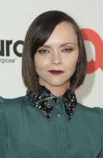 CHRISTINA RICCI at Elton John Aids Foundation Oscar Viewing Party in West Hollywood 02/09/2020