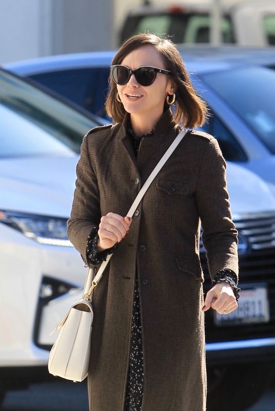 CHRISTINA RICCI Out in Beverly Hills 02/06/2020